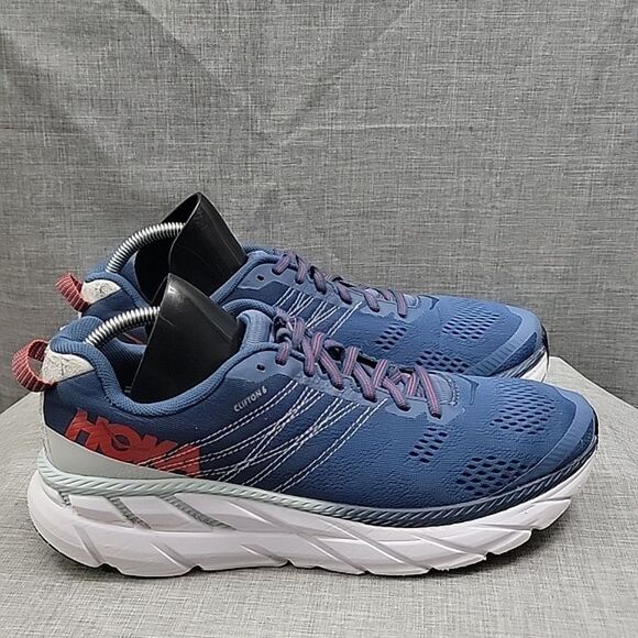 Hoka One One Clifton 6 Men's Blue Running Shoe Athletic SZ 9.5 sneaker - Picture 4 of 11